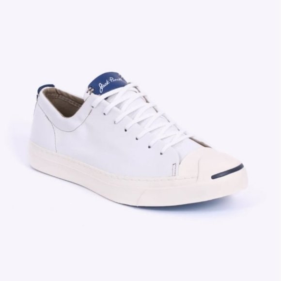 Converse Jack Purcell White Ox Leather Sneaker 8.5
